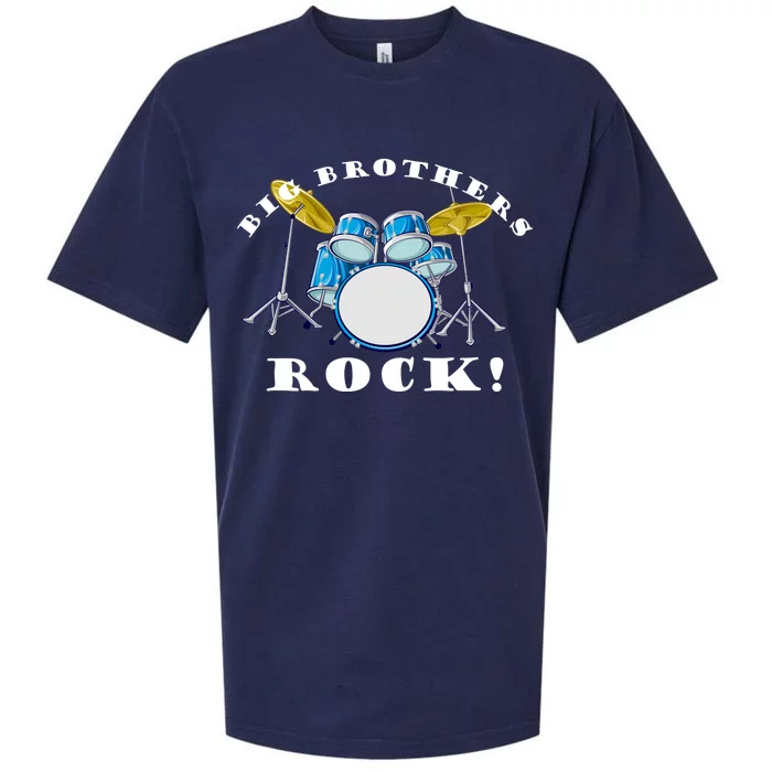 Big Brothers Rock Band Drum Set Sueded Cloud Jersey T-Shirt