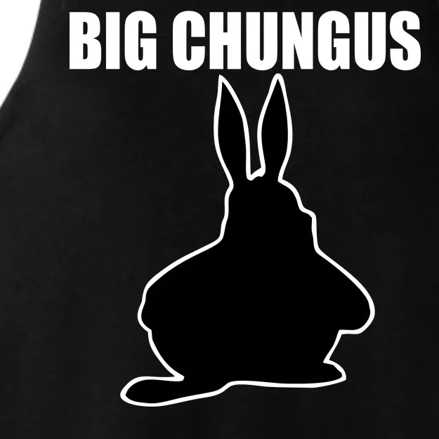 Big Chungus Funny Meme Ladies Tri-Blend Wicking Tank