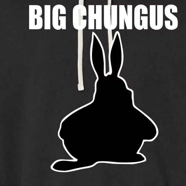 Big Chungus Funny Meme Garment-Dyed Fleece Hoodie