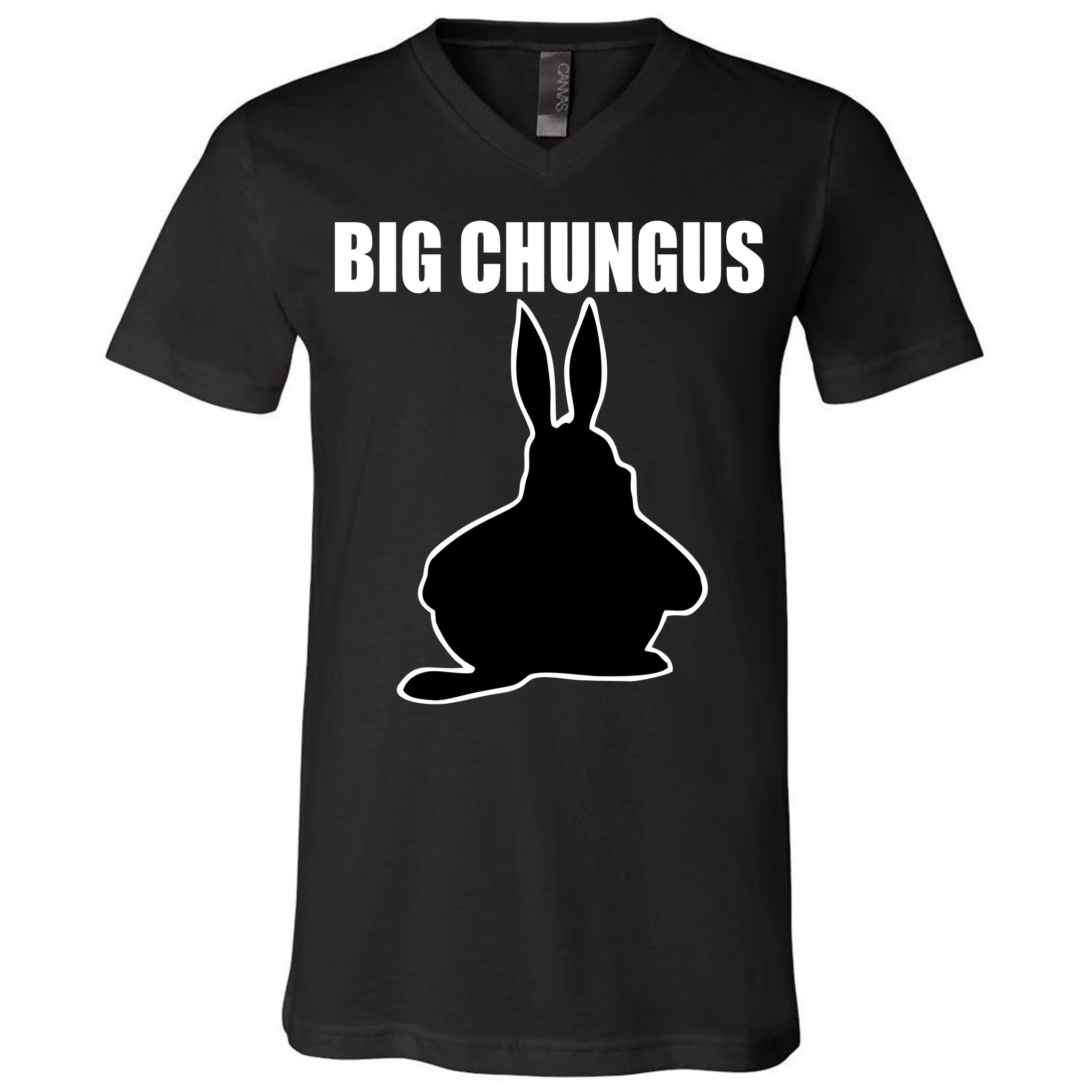 Big Chungus Funny Meme V-Neck T-Shirt | TeeShirtPalace