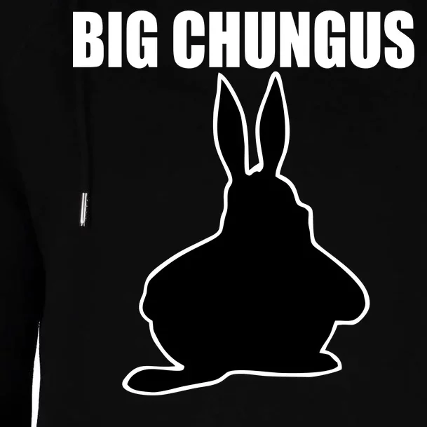 Big Chungus Funny Meme Womens Funnel Neck Pullover Hood