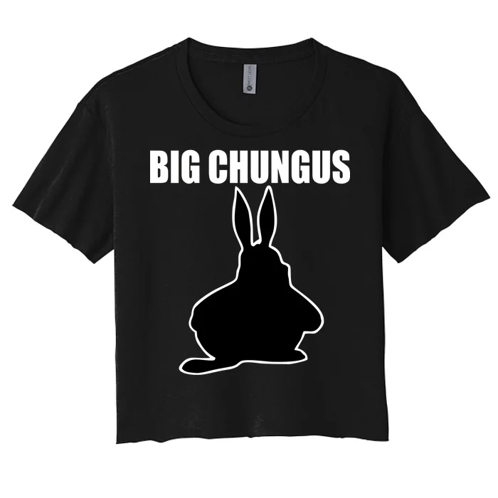 Big Chungus Funny Meme Women's Crop Top Tee