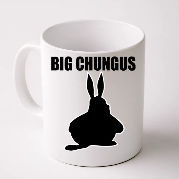 Big Chungus Funny Meme Front & Back Coffee Mug