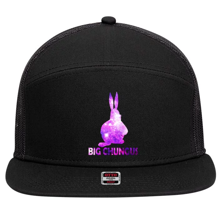 Big Chungus Galaxy 7 Panel Mesh Trucker Snapback Hat