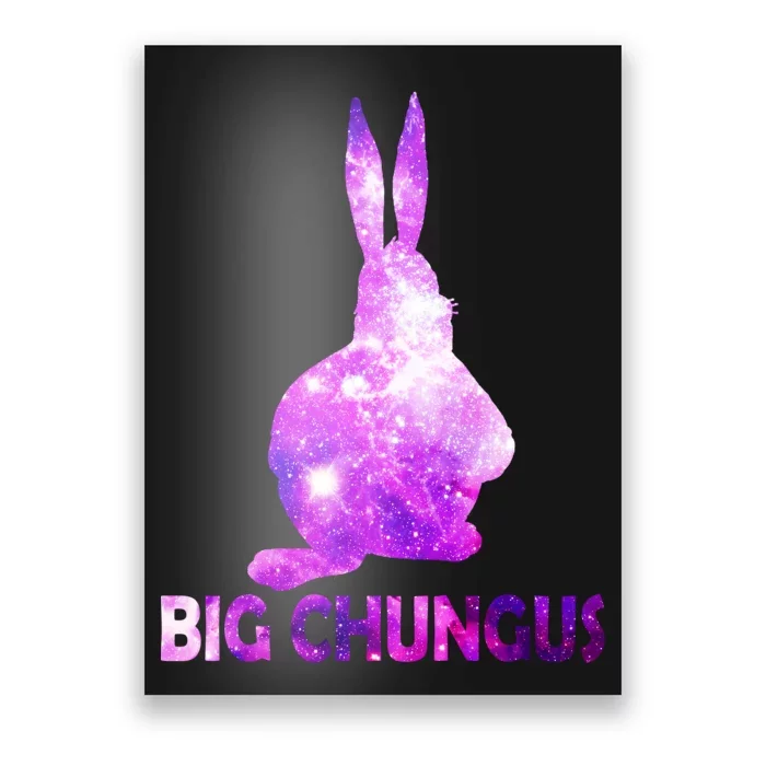 Big Chungus Galaxy Poster