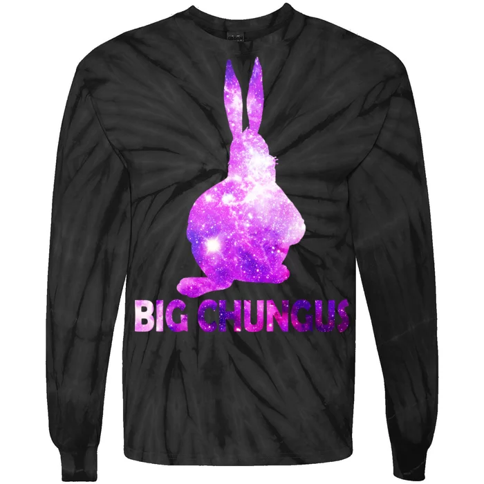 Big Chungus Galaxy Tie-Dye Long Sleeve Shirt