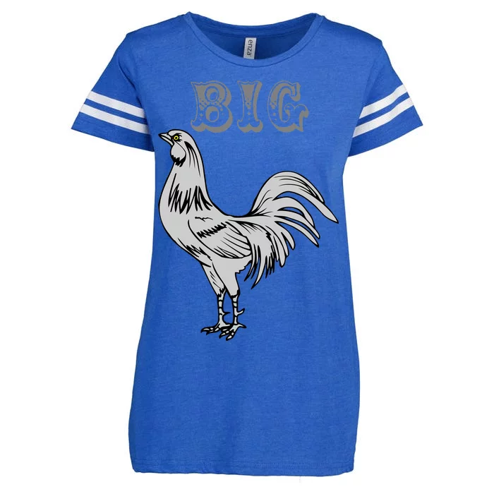 Big Cock Rooster Enza Ladies Jersey Football T-Shirt