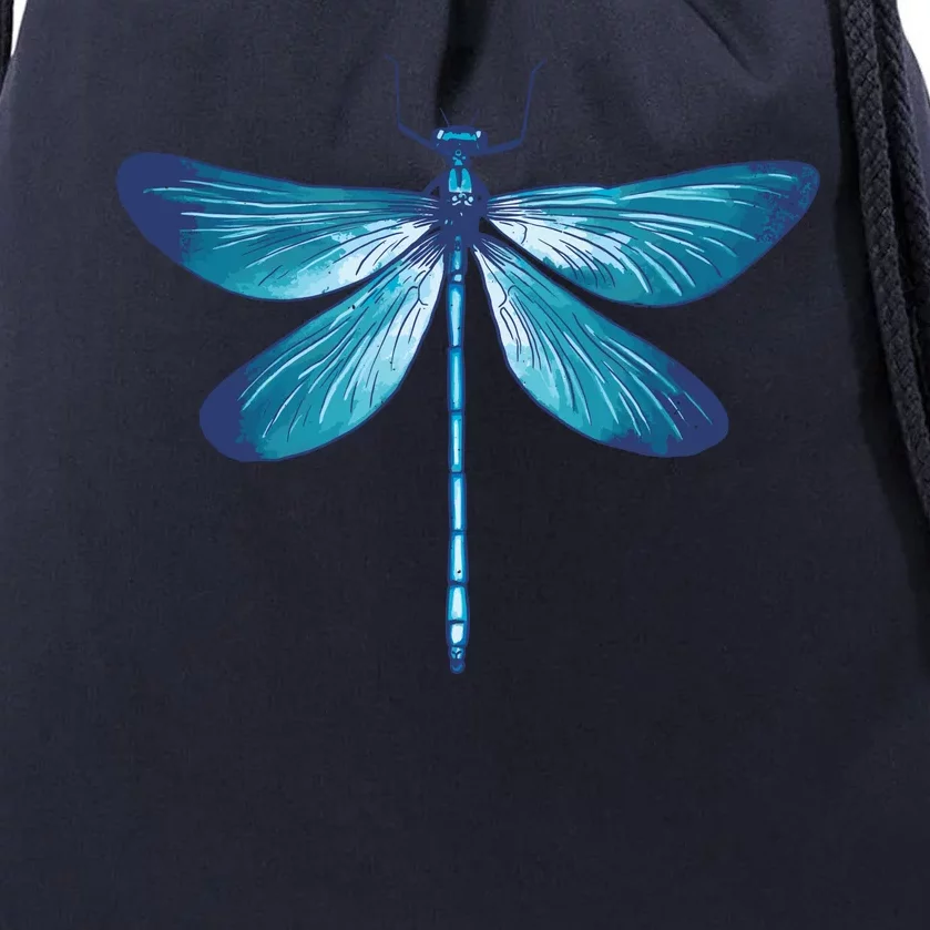 Big Dragonfly Drawstring Bag