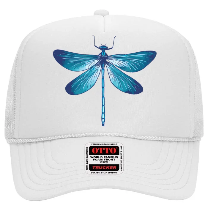 Big Dragonfly High Crown Mesh Trucker Hat