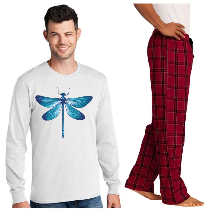 Big Dragonfly Long Sleeve Pajama Set