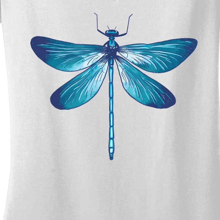 Big Dragonfly Women's V-Neck T-Shirt