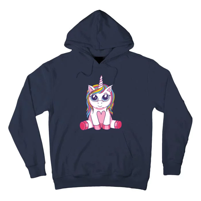 Big Eyed Unicorn Tall Hoodie