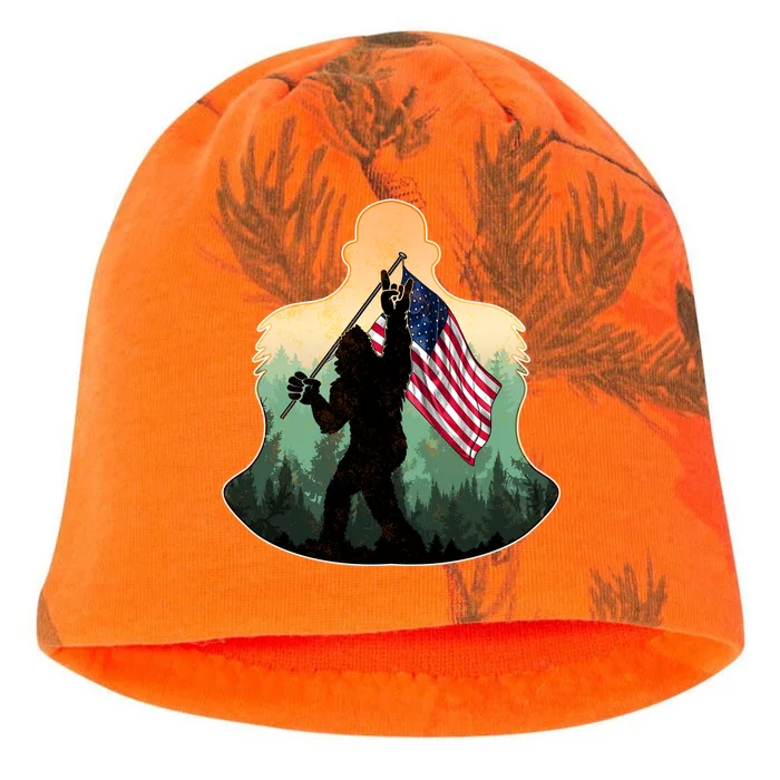 Big Foot American Flag Kati - Camo Knit Beanie