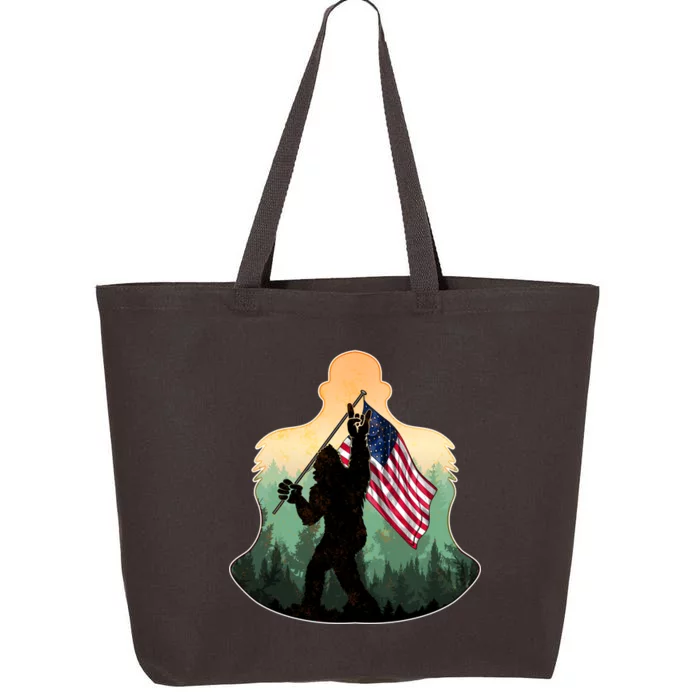 Big Foot American Flag 25L Jumbo Tote