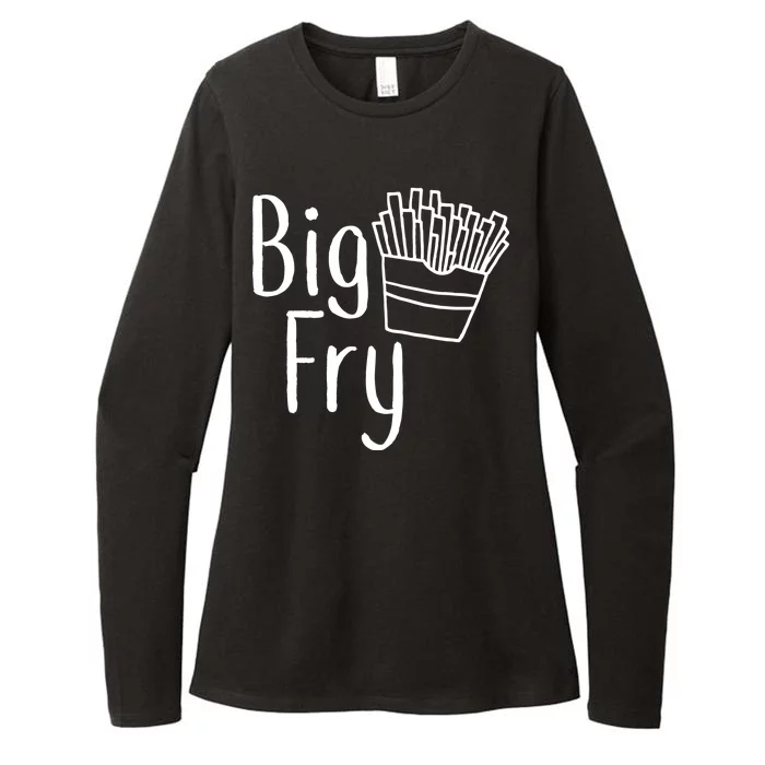 Big Fry Womens CVC Long Sleeve Shirt