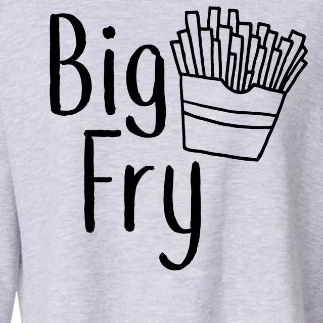 Big Fry Cropped Pullover Crew