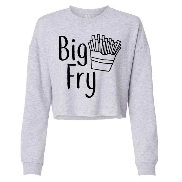 Big Fry Cropped Pullover Crew