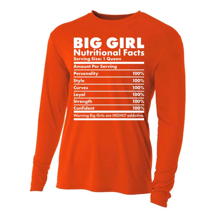 Big Girl Nutritional Facts Cooling Performance Long Sleeve Crew