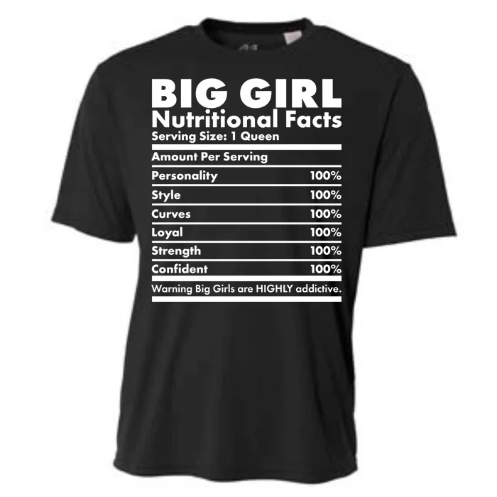 Big Girl Nutritional Facts Cooling Performance Crew T-Shirt