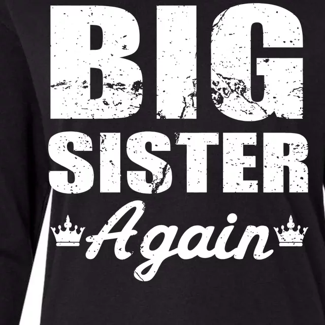 Big Sister Again Womens Cotton Relaxed Long Sleeve T-Shirt