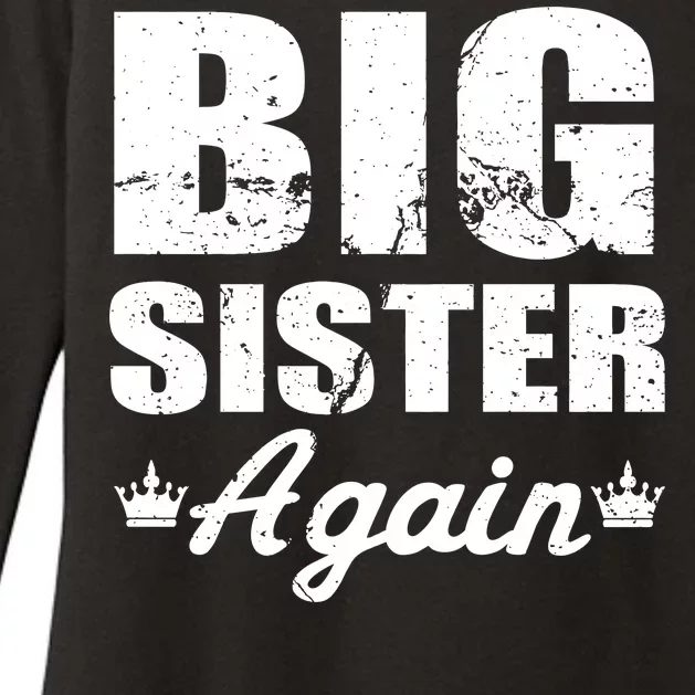 Big Sister Again Womens CVC Long Sleeve Shirt