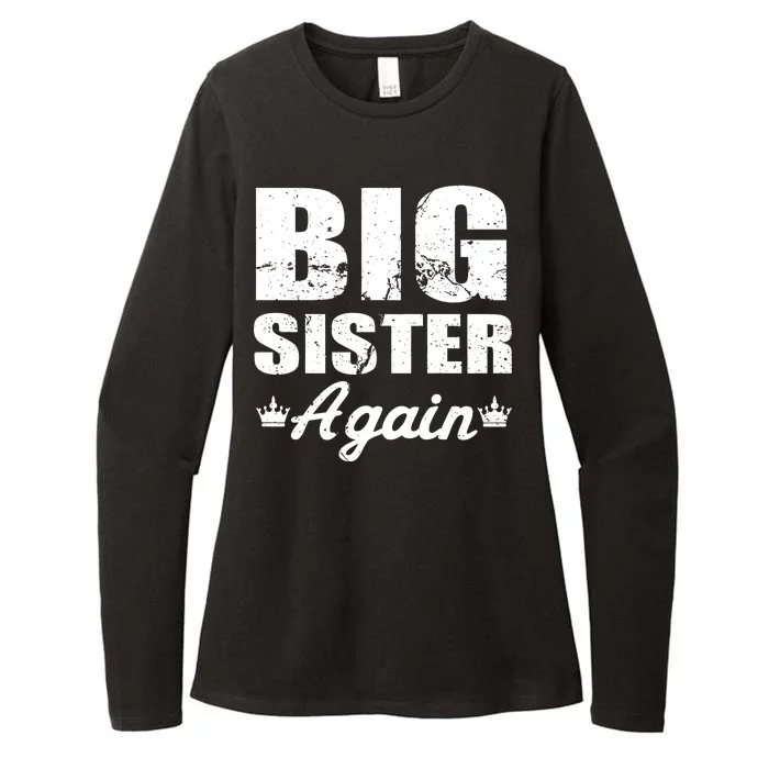 Big Sister Again Womens CVC Long Sleeve Shirt