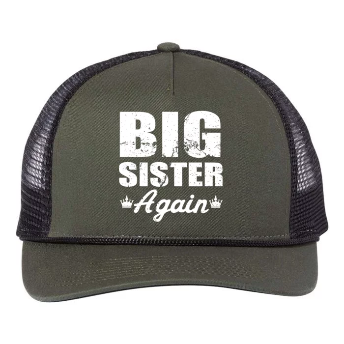 Big Sister Again Retro Rope Trucker Hat Cap