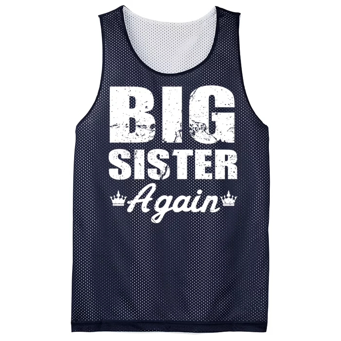 Big Sister Again Mesh Reversible Basketball Jersey Tank