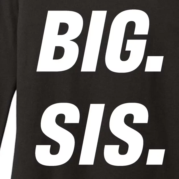 Big Sister Announcement Big Sis Womens CVC Long Sleeve Shirt