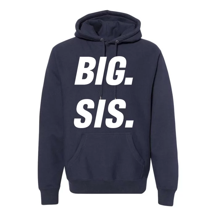 Big Sister Announcement Big Sis Premium Hoodie