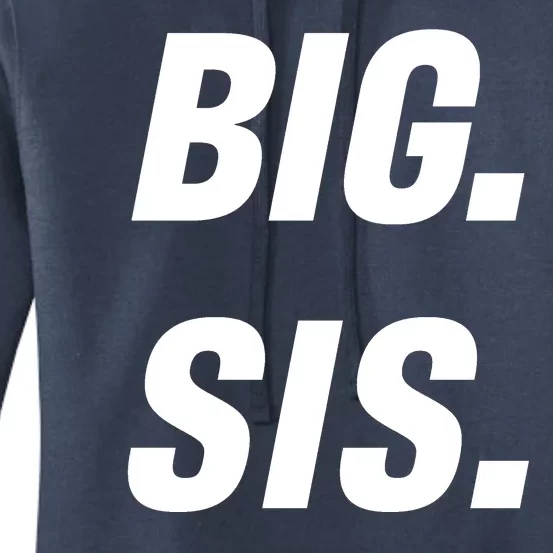 Big Sister Announcement Big Sis Women's Pullover Hoodie