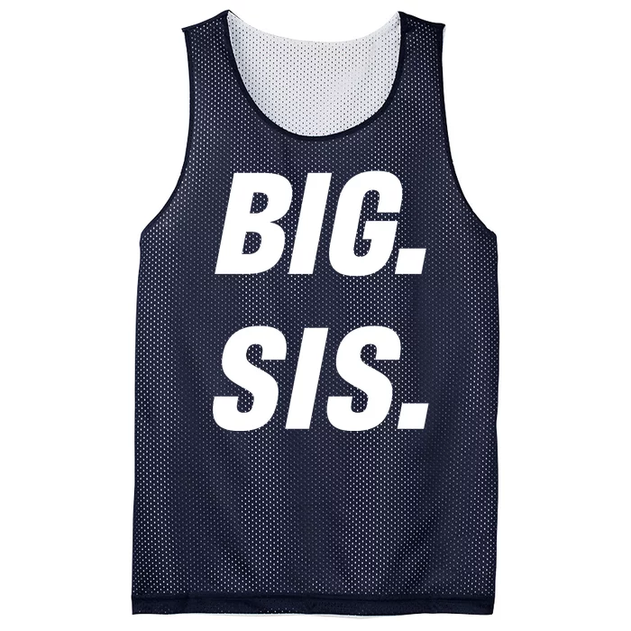 Big Sister Announcement Big Sis Mesh Reversible Basketball Jersey Tank