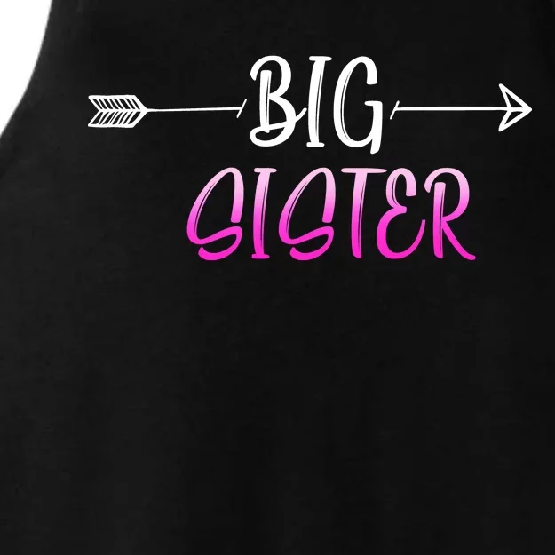 Big Sister Arrow Ladies Tri-Blend Wicking Tank