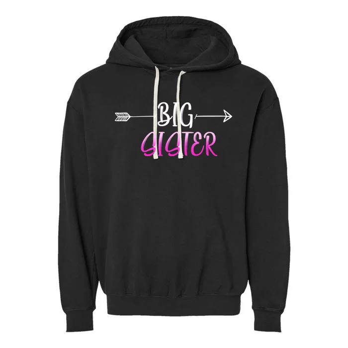 Big Sister Arrow Garment-Dyed Fleece Hoodie