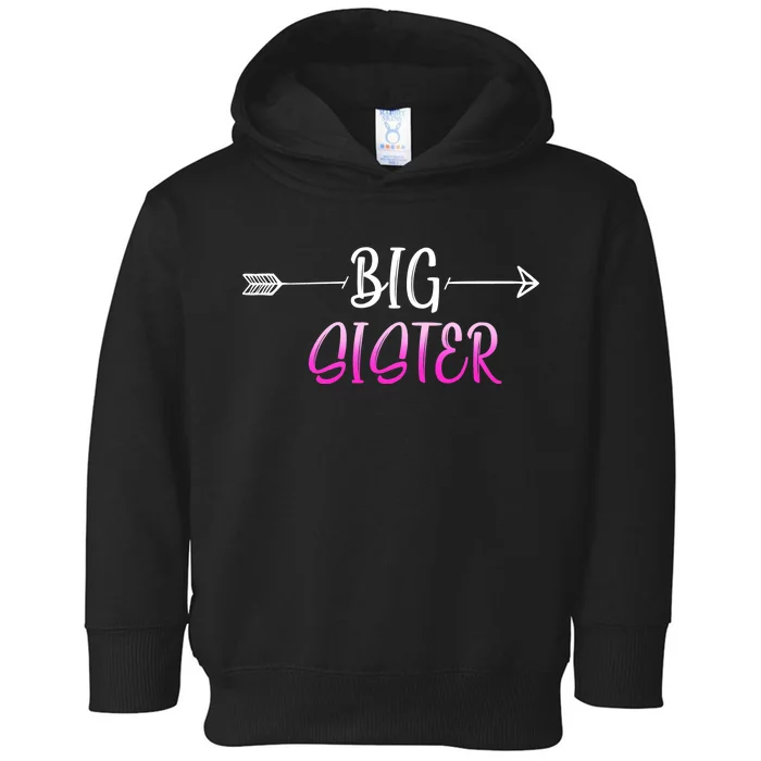 Big Sister Arrow Toddler Hoodie