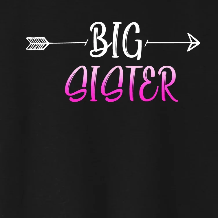 Big Sister Arrow Women's Crop Top Tee