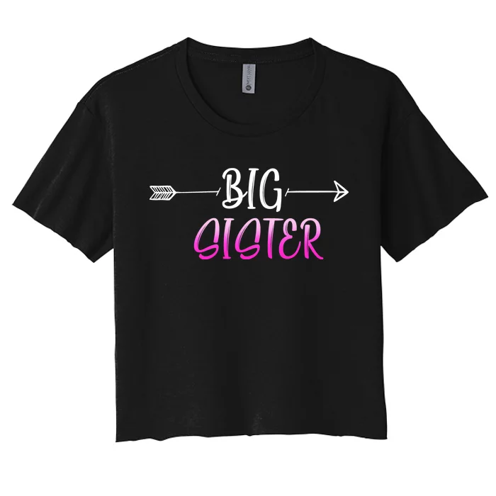 Big Sister Arrow Women's Crop Top Tee