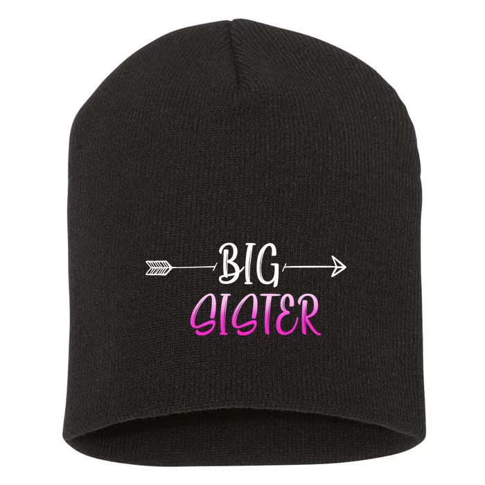 Big Sister Arrow Short Acrylic Beanie