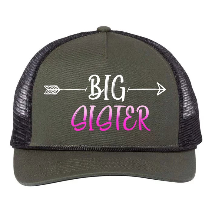 Big Sister Arrow Retro Rope Trucker Hat Cap