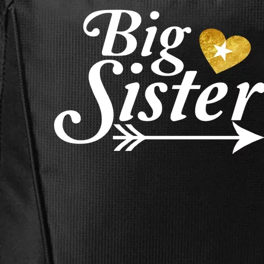 Big Sister Arrow Gold Heart City Backpack