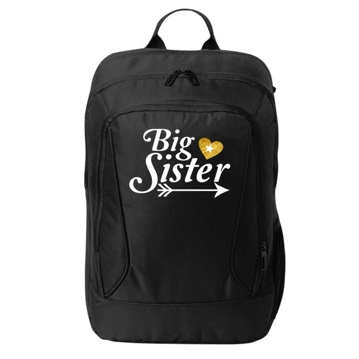 Big Sister Arrow Gold Heart City Backpack