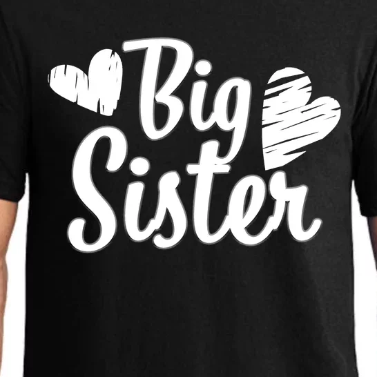 Big Sister Cute Logo Pajama Set