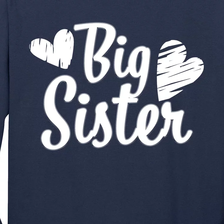 Big Sister Cute Logo Tall Long Sleeve T-Shirt