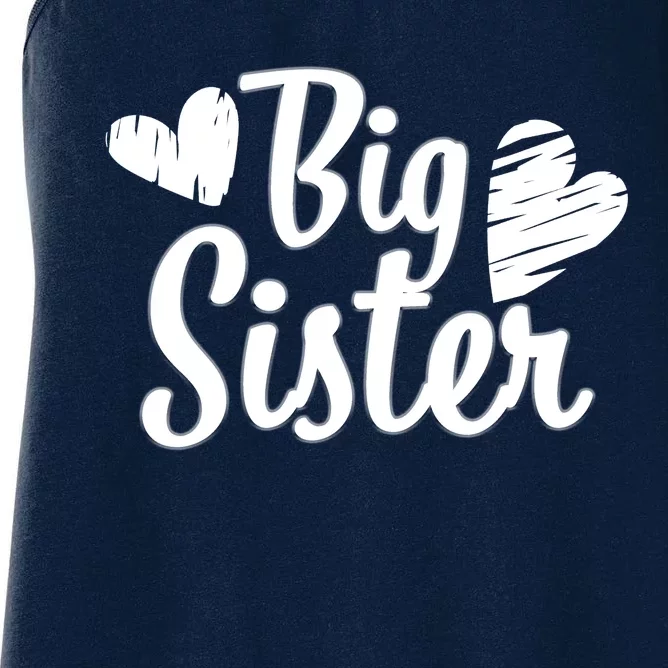 Big Sister Cute Logo Women's Racerback Tank