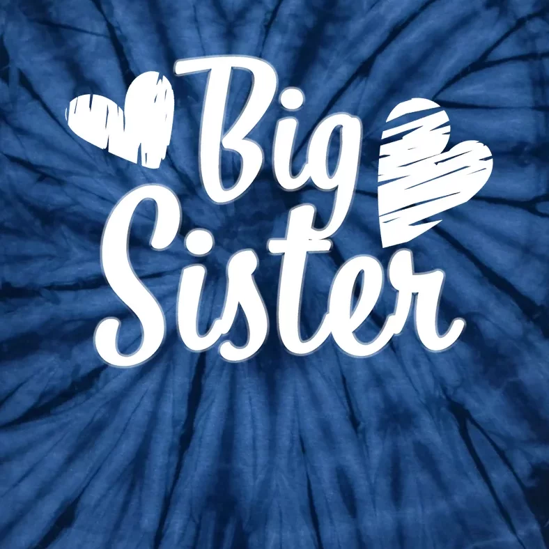 Big Sister Cute Logo Tie-Dye T-Shirt