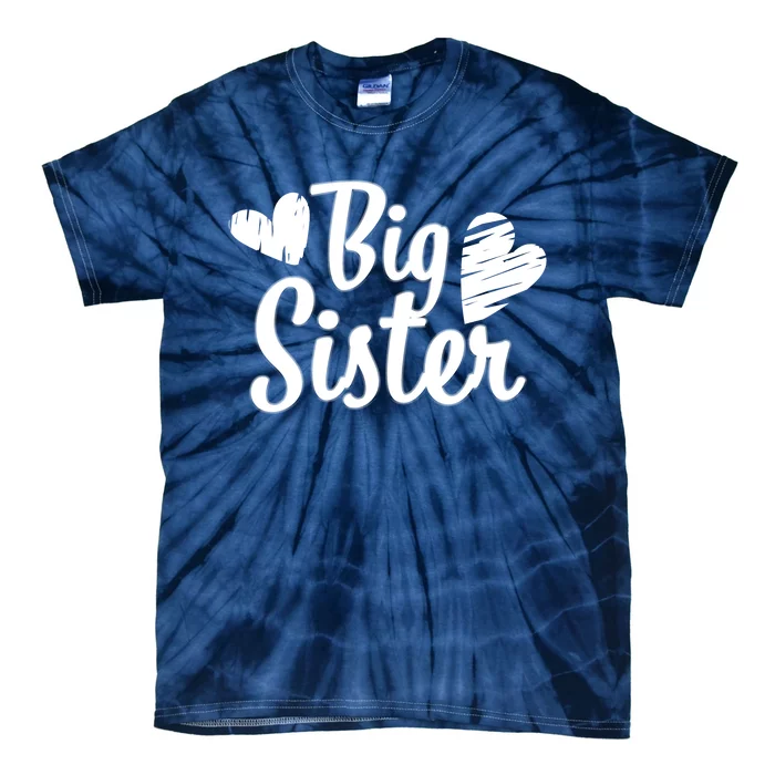 Big Sister Cute Logo Tie-Dye T-Shirt