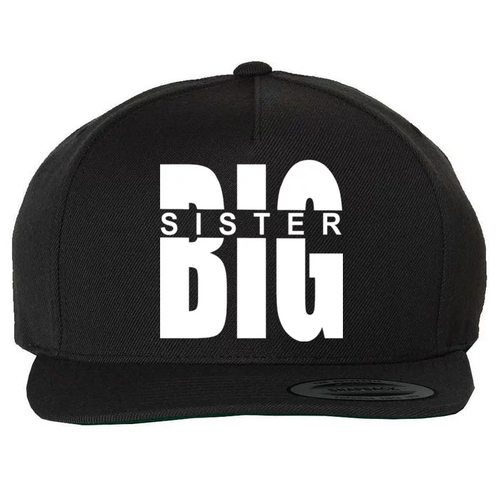 Big Sister Logo Wool Snapback Cap