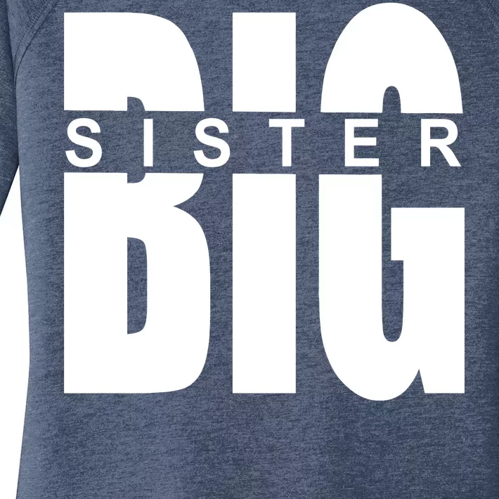 Big Sister Logo Women's Perfect Tri Tunic Long Sleeve Shirt