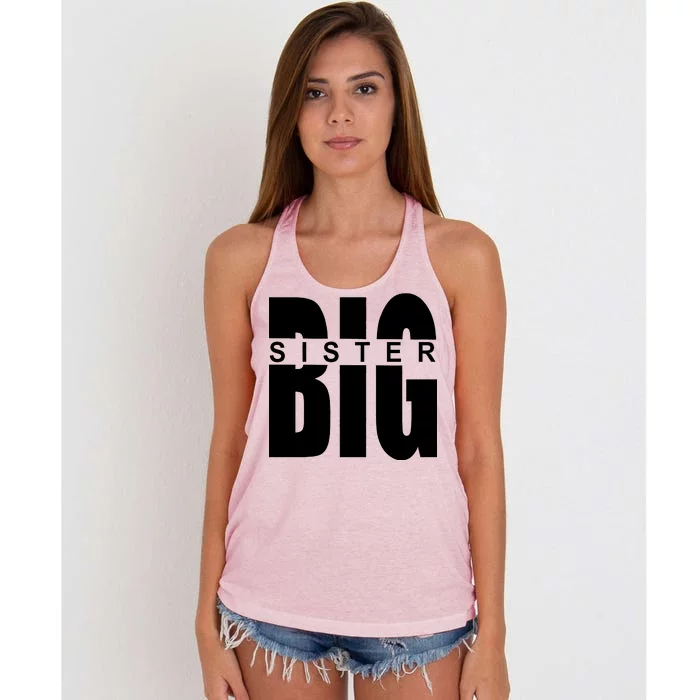 Big Sister Logo Women's Knotted Racerback Tank