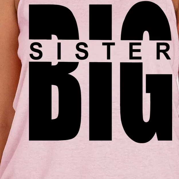 Big Sister Logo Women's Knotted Racerback Tank